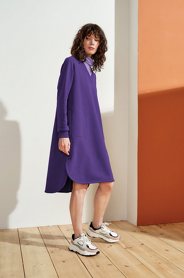 Платье, цвет фиолетовый, 11423-3198/15 - фото