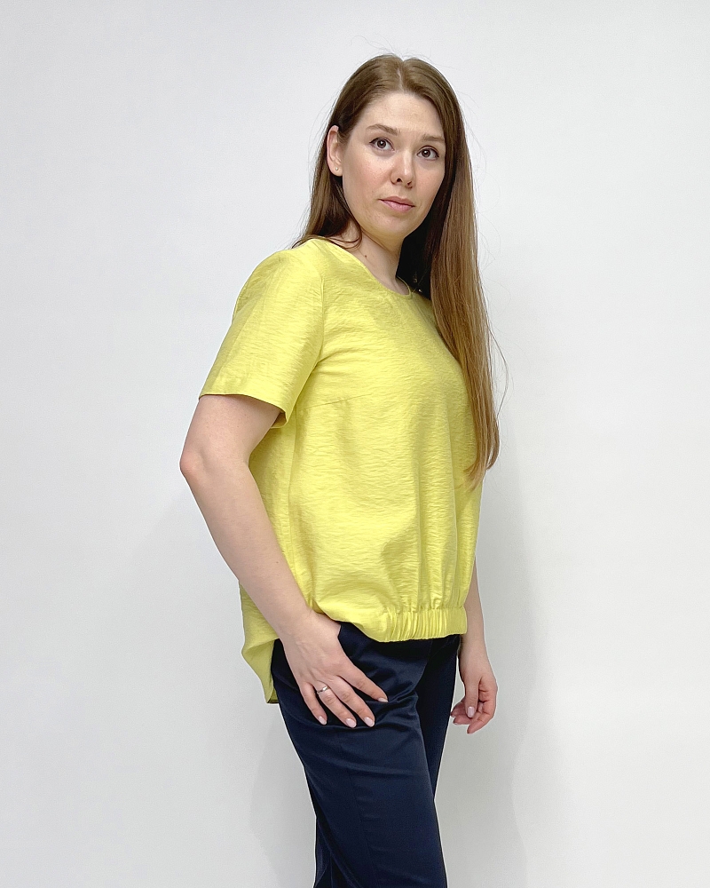 Блуза женская, Цвет: желтый - фото