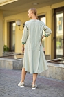 Платье, цвет оливково-серый, 11469-2402/59 - фото 5