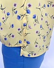 Блуза, цвет принт цветы, 13315-4254/20 - фото 3