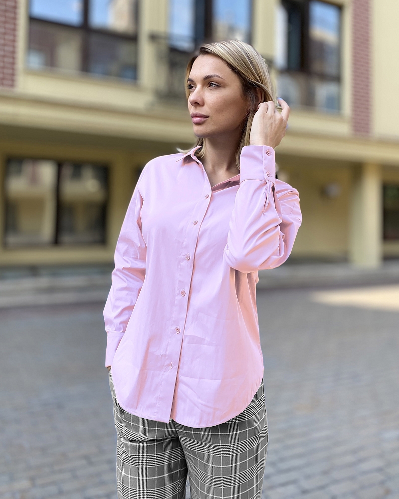 Блуза женская, Цвет: ледяной розовый - фото