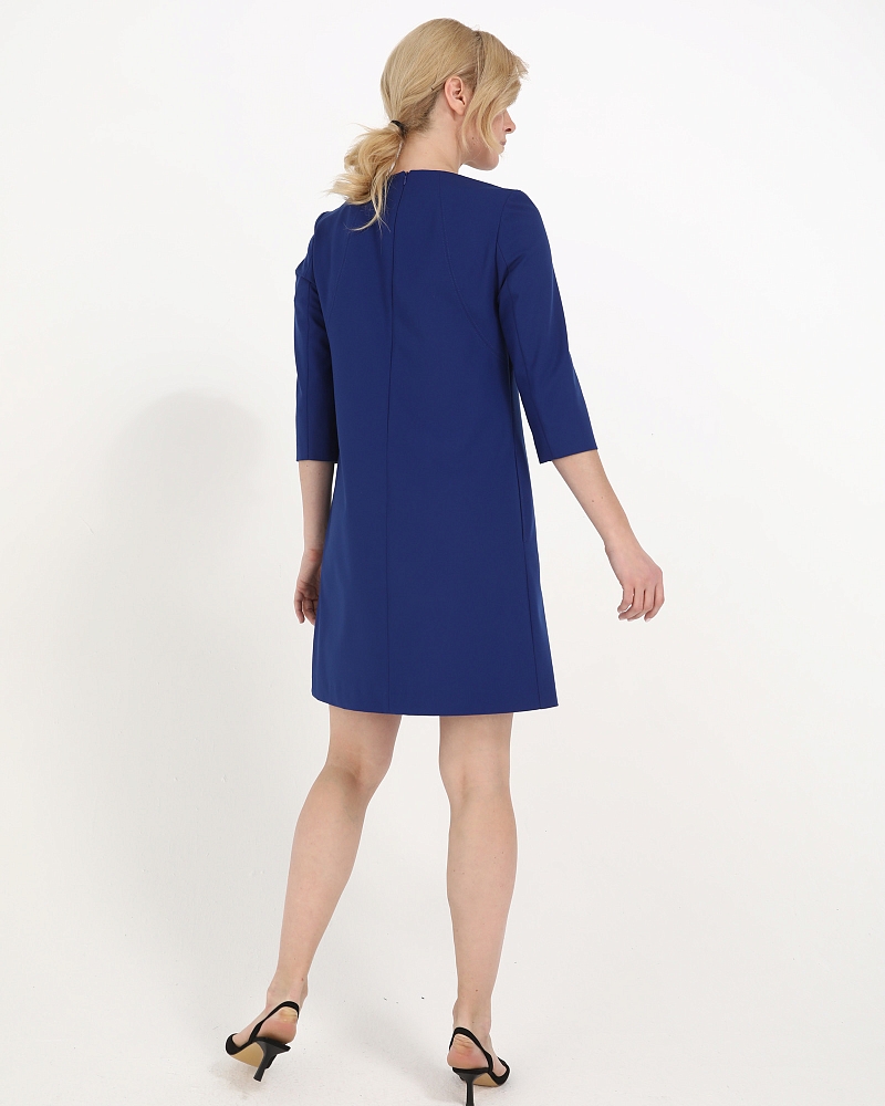 Платье, цвет синий кобальт, 11534-2420/7 - фото