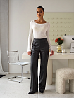 Брюки женские, Цвет: черный - фото 1