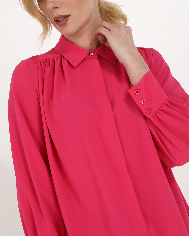 Блуза, цвет малиновый сорбент, 13432-4104/16 - фото